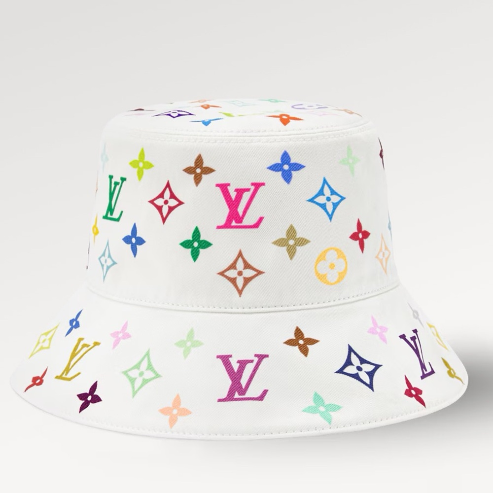 NIB LV x TM Reversible Superflat Bucket Hat, S